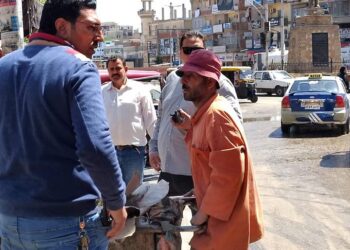 النجار يقود حملة رفع اشغالات صباح اليوم