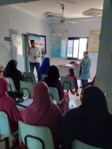 مياه الفيوم : توعية بأهمية ترشيد استهلاك المياه بقرية بنى عتمان