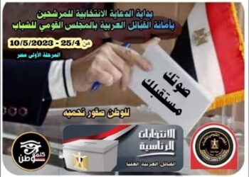 بدء الدعاية  الانتخابية للجمعية العمومية لأمانة القبائل العربية