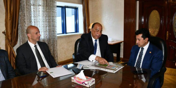 وزير الشباب و الرياضة يستقبل مصيلحى