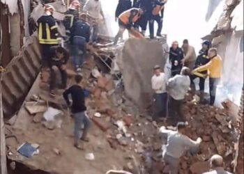 عاجل سقوط منزل بقرية المانسترلي التابعة لمحافظة الشرقية