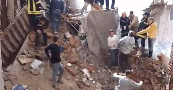 عاجل سقوط منزل بقرية المانسترلي التابعة لمحافظة الشرقية