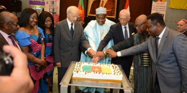 “المصريين الأفارقة” تحتفل بالعيد الوطني الكاميرون ال51