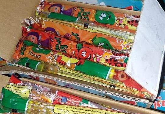 ضبط18500 عبوه مشروب  للاطفال منتهية الصلاحية بطنطا 