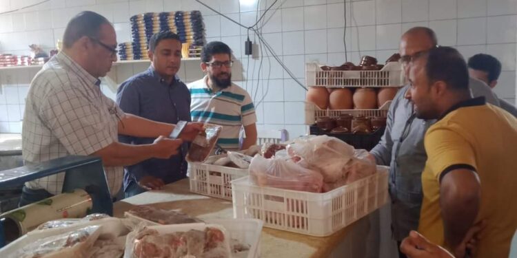 تموين إسكندرية والطب البيطري فى حملات مشتركة