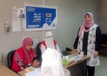 مشرفي الادارة الصحية تاني المحلة في مركز الكبد