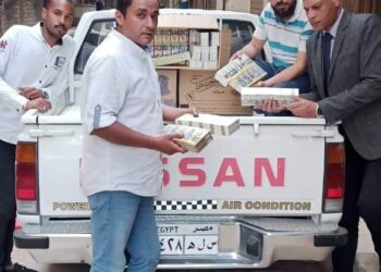 تموين اسكندرية تطارد السجائر و مستلزمات التدخين المهربة من الجمارك