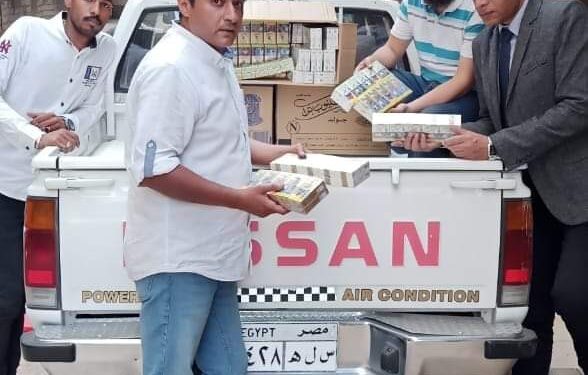 تموين اسكندرية تطارد السجائر و مستلزمات التدخين المهربة من الجمارك