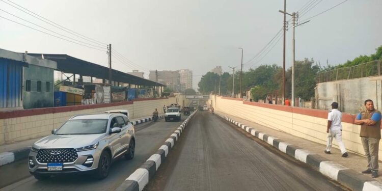 محافظ الغربية يتفقد نفق الجزيرة بكفر الزيات عقب تطويره