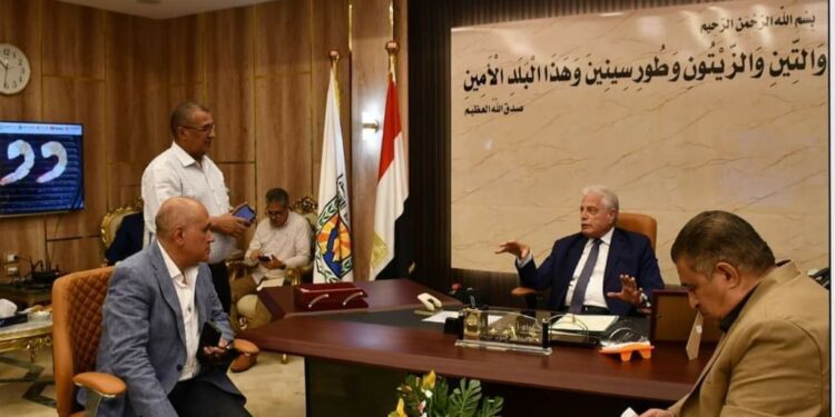 محافظ جنوب سيناء يستقبل رئيس جهاز تعمير سيناء 