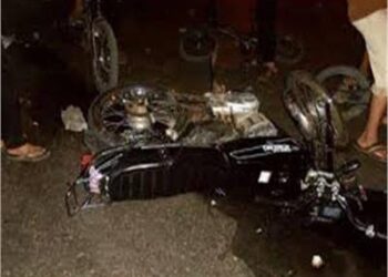 حادث موتوسيكل ينهي حياة الاب ويصاب الابن بإصابات بالغة 