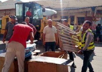 تكثيف حملات الاشغالات بمدينة أبوحمص