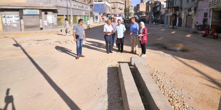 محافظ الغربية يتابع أعمال التطوير بالمحلة الكبرى صباح اليوم