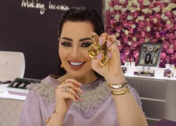 مصدر السعادة وسفيرة السعادة زوزو كهرمانة تتألق بأحدث صيحات أنواع العطور