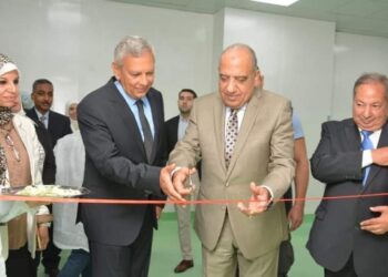 وزير قطاع الأعمال العام يفتتح مشروع تطوير بشركة ممفيس