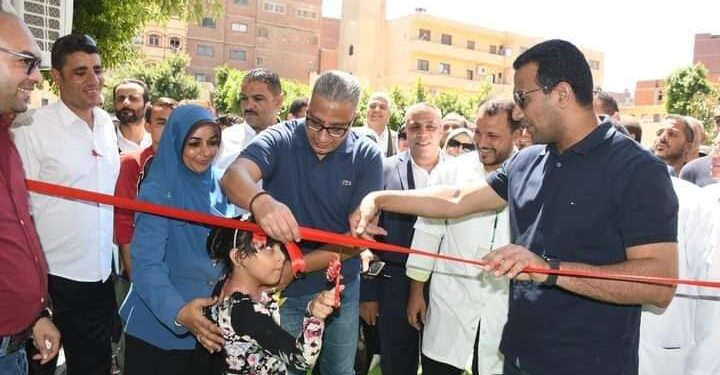 محافظ الفيوم يفتتح قسم الأشعة المقطعية الجديد بمستشفي أبشواي المركزي