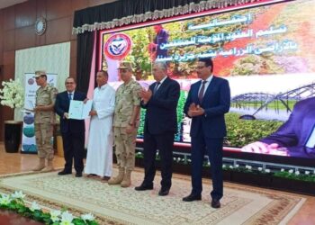 احتفالية توزيع العقود المؤمنة للمنتفعين بالأراضى الزراعية فى شبة جزيرة سيناء