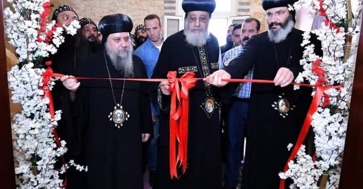 قداسة البابا تواضروس الثاني يزور دير الأنبا موسى بطريق العلمين