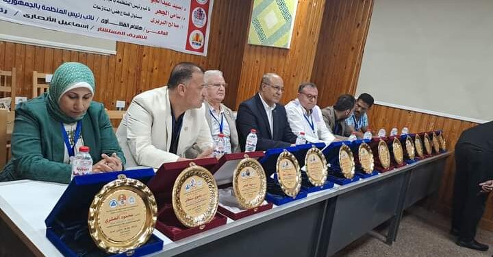 المنظمة المصرية الدولية لحقوق الإنسان والتنمية تكرم العالمين بمستشفى الصدر بدمياط