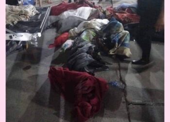 حدوث حريق بقاعات الأعراس في محافظة نينوى الحمدانية