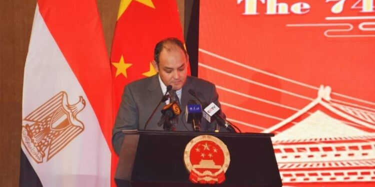 وزير التجارة والصناعة يشارك في الاحتفال بالذكرى الـ74 لقيام جمهورية الصين الشعبية