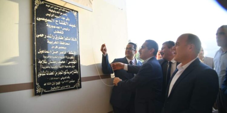 محافظ الغربية يفتتح مدرسة كوم النجار ببسيون بتكلفة 8.98 مليون جنيه