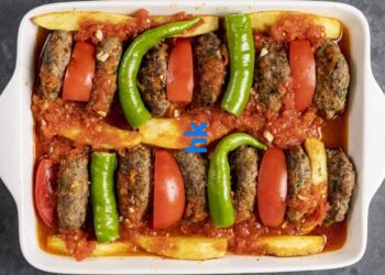 صينية البطاطس بالكفتة