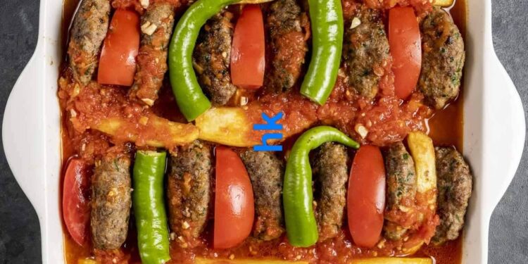 صينية البطاطس بالكفتة