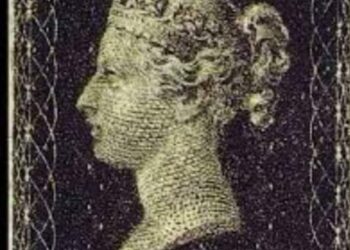 أول طابع بريد في العالم