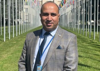 أعتماد أحمد غازي ممثل دائم في الأمم المتحدة عن المركز العربي الأوروبي 