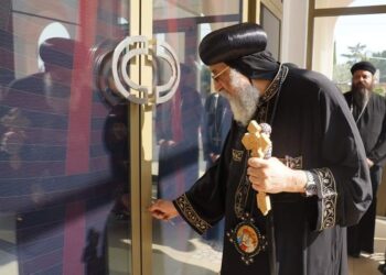 وصول قداسة البابا تواضروس الثاني إلي ڤينيسيا في إطار زيارته الرعوية