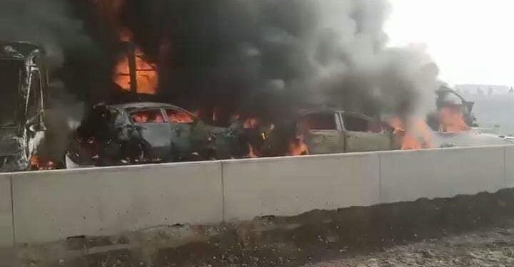 طريق مصر الإسكندرية الصحراوي يشهد حادث مرور مروع