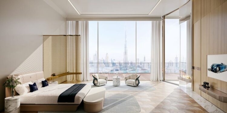 “بوغاتي ريزيدنس”  يسجل أعلى سعر لبيع القدم المربع في دبي