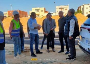 متابعة الأعمال التنمويه فى مدينة النوبارية