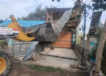 ازالة ٣٥حالة تعدي على الاراضي الزراعية و ٤مخالفات للبناء بالغربية