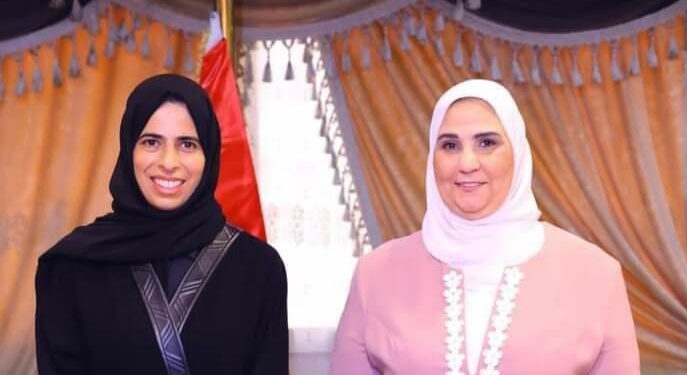 القباج تستقبل وزيرة الدولة للتعاون الدولي بقطر