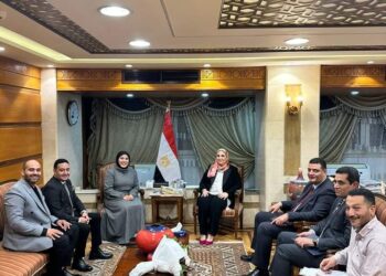 سمر نديم فى ضيافة الدكتورة نيفين القباچ وزيرة التضامن الإجتماعى