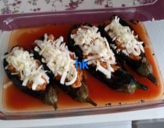 قوارب الباذنجان بالدجاج