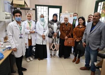 الكشف على ٨٥٠ مريض :ضمن القافلة الشاملة لجامعة الفيوم بقرية زيد مركز ابشواى.
