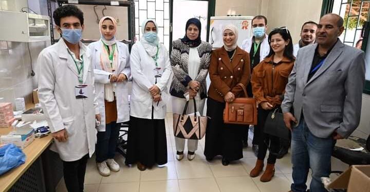 الكشف على ٨٥٠ مريض :ضمن القافلة الشاملة لجامعة الفيوم بقرية زيد مركز ابشواى.
