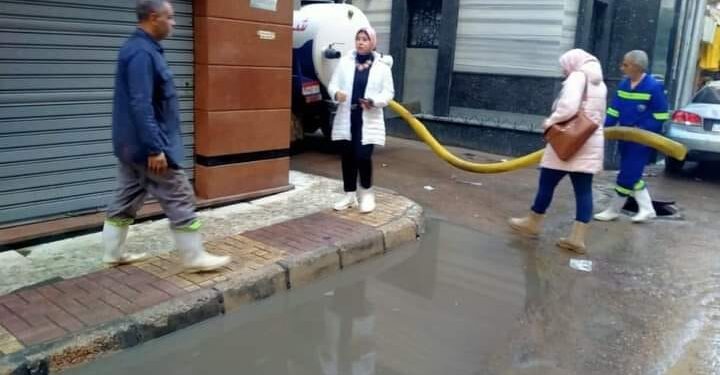 بالاسكندرية : رفع درجة الاستعداد القصوى لمواجهة مياه الأمطار