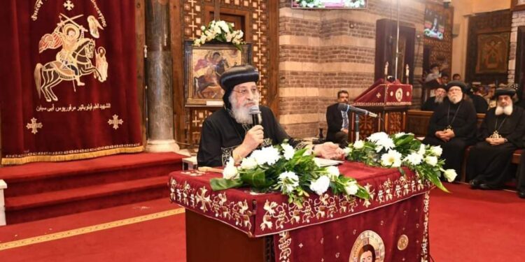 قداسة البابا تواضروس الثاني معلقًا على الحرب الدائرة في غزة: “أين ذهبت الإنسانية؟!”