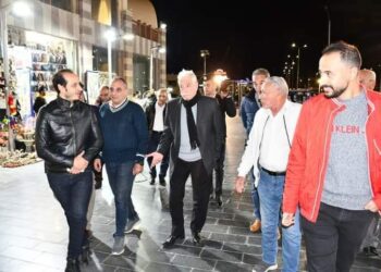 جولة ليلية لمحافظ جنوب سيناء   لتفقد استعدادات شرم الشيخ