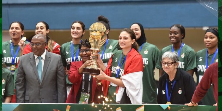 رئيس نادي الاتحاد السكندري يهنئ مجلس إدارة وأعضاء نادي سبورتنج علي إنجاز سيدات السلة بالفوز ببطولة إفريقيا