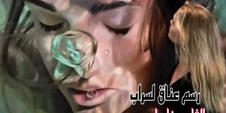 رسم عناق لسراب