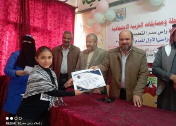 مدير عام إدارة رأس سدر التعليمية يشهد حفل ختام أنشطة ومسابقات التربية الاجتماعية 