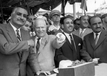 احتفالية السد العالي بالروسي بحضور اسرة ناصر