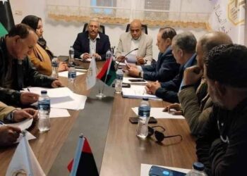 الغويل و أجتماع قيادات حزب تجمع الصف الوطني الليبى