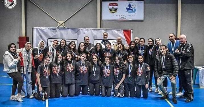 ” البورنزية “لناشئات الأولمبىبى لكرة السلة تحت 18 سنة