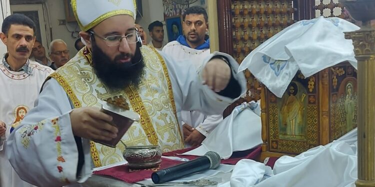 قداسات إلهية ” بكنيسة الأنبا بيشوي ” ..ألقنطرة البيضاء